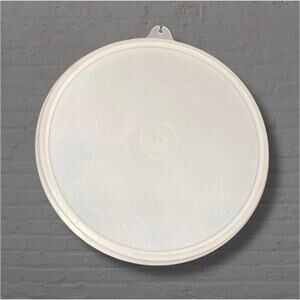 Tupperware Replacement Lid 228 Fits 235 265 271 3056 4864 6.75" Sheer White USA